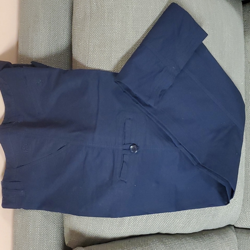 Navy blue casual pants